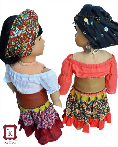 Fortune Teller Costume 18 Inch Doll Sewing Pattern