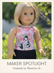 Customer-made Basic Cami 18 Inch Doll Sewing Pattern