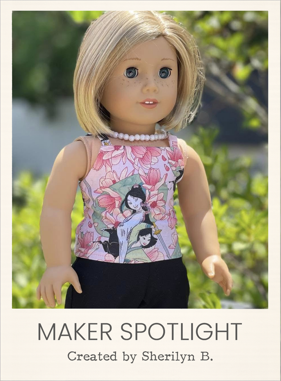 Basic Cami 18 Inch Doll Sewing Pattern
