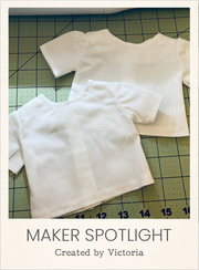Customer-made Basic Tee 18 Inch Doll Sewing Pattern