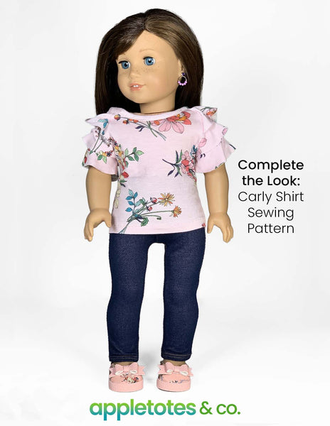 No-Sew Bella Shoes 18 Inch Doll Pattern