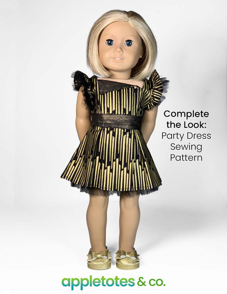 No-Sew Bella Shoes 18 Inch Doll Pattern
