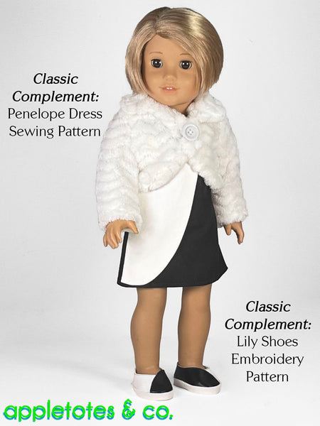 Bree Jacket 18 Inch Doll Sewing Pattern