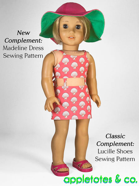 California Hat 18 Inch Doll Sewing Pattern