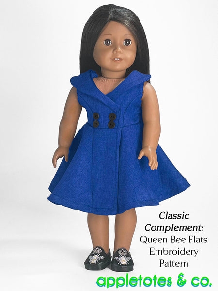 Carmela Dress 18 Inch Doll Sewing Pattern