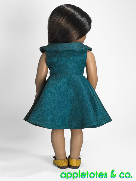 Carmela Dress 18 Inch Doll Sewing Pattern