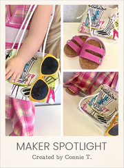 Customer-made Carry All Beach Bags Sewing Pattern for 18 Inch Dolls