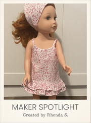 Customer-made Cassidy Dress 18 Inch Doll Sewing Pattern