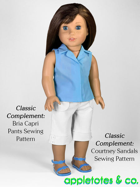 Danica Dress Top Combo 18 Inch Doll Sewing Pattern