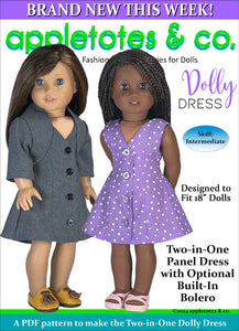 Dolly Dress 18 Inch Doll Sewing Pattern