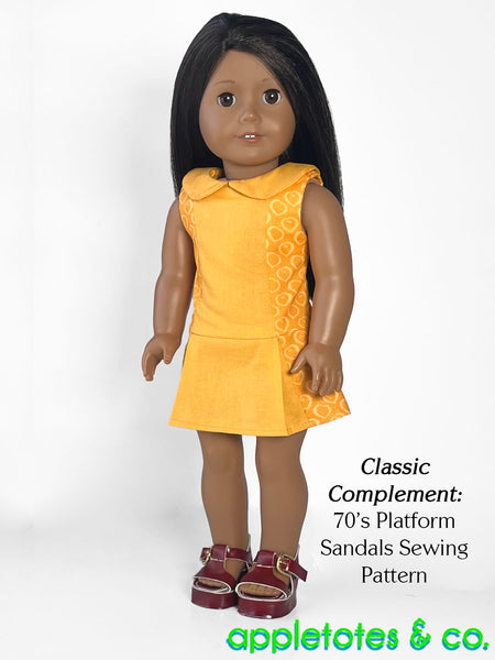 Eliza Dress 18 Inch Doll Sewing Pattern