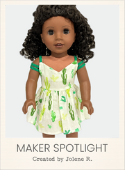 Customer-made Emma Dress 18 Inch Doll Sewing Pattern