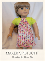 Customer-made Evie Dress 18 Inch Doll Sewing Pattern