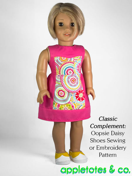 Fallon Dress 18 Inch Doll Sewing Pattern