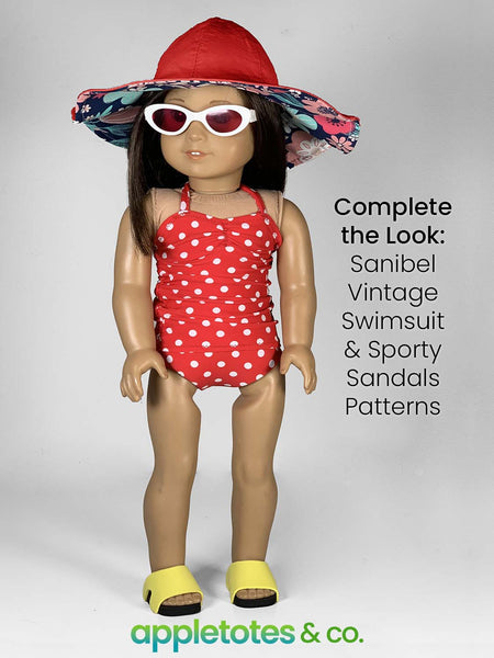Florida Sun Hat 18 Inch Doll Pattern
