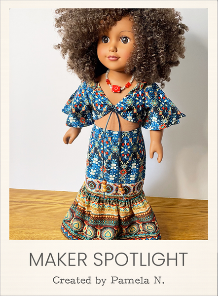 Giada Dress 18 Inch Doll Sewing Pattern