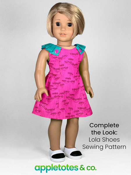 Harlow Dress 18 Inch Doll Sewing Pattern