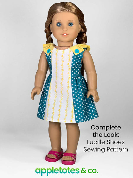 Harlow Dress 18 Inch Doll Sewing Pattern