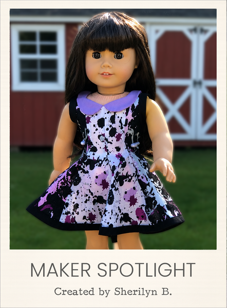 Jasmine Dress 18 Inch Doll Sewing Pattern