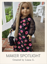 Customer-made Josephine Dress 18 Inch Doll Sewing Pattern