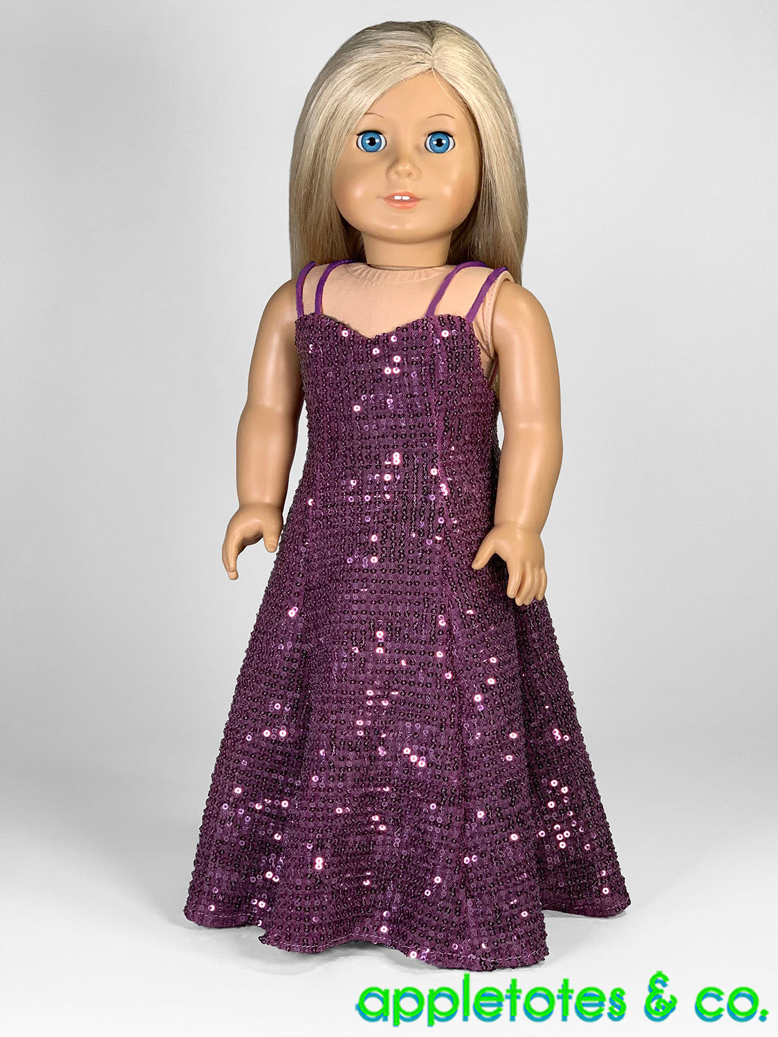 18 doll dress Navy Blue