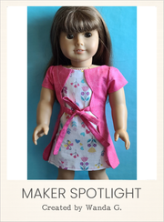 Customer-made Kirsten Dress 18 Inch Doll Sewing Pattern