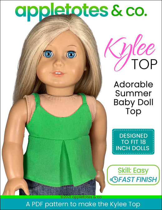 Kylee Top 18 Inch Doll Sewing Pattern
