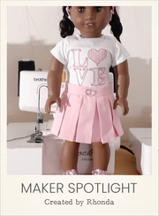 Customer-made Love Motif Hearts Machine Embroidery File for 18 Inch Dolls