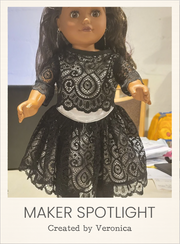 Customer-made Magnolia Dress 18 Inch Doll Sewing Pattern