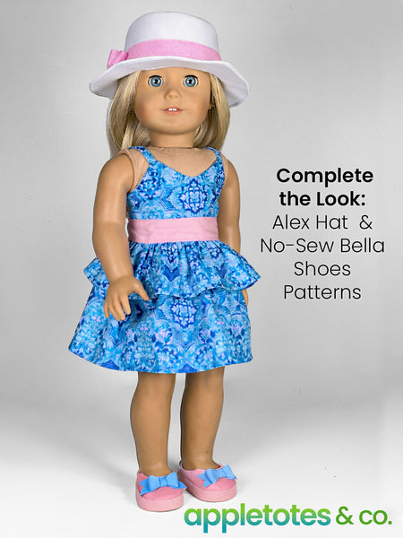 Marina Dress 18 Inch Doll Sewing Pattern