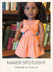 Customer-made Mary Sue Dress 18 Inch Doll Sewing Pattern