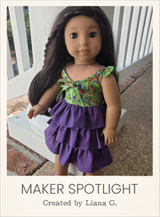 Customer-made Maureen Dress 18 Inch Doll Sewing Pattern