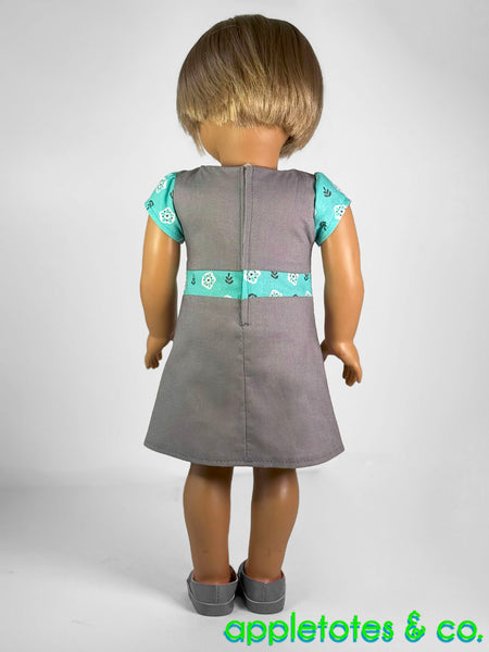 Melinda Dress 18 Inch Doll Sewing Pattern