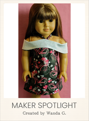 Customer-made Miranda Dress 18 Inch Doll Sewing Pattern