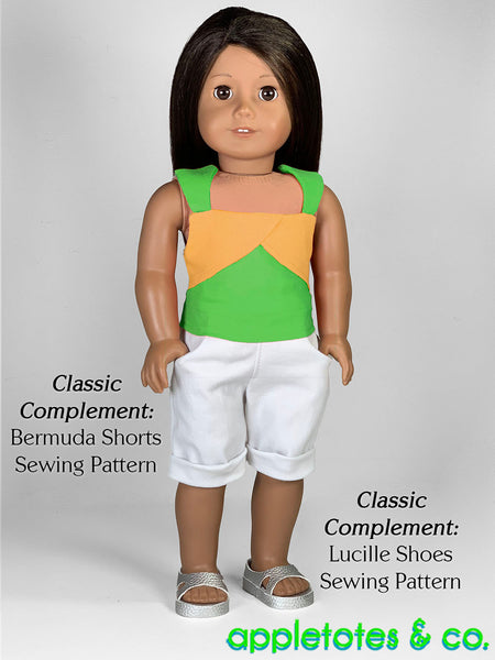 Mona Dress Top Combo 18 Inch Doll Sewing Pattern