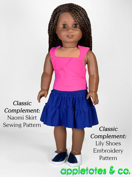 Mona Dress Top Combo 18 Inch Doll Sewing Pattern