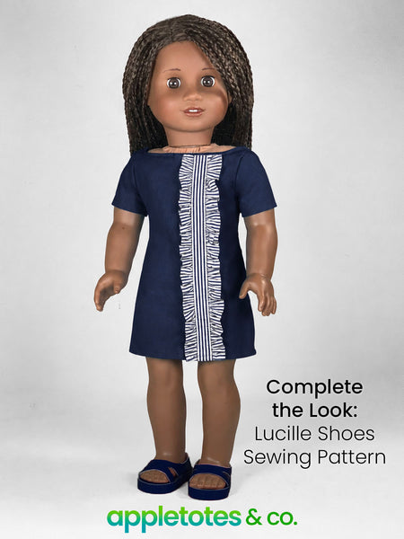 Monique Dress 18 Inch Doll Sewing Pattern