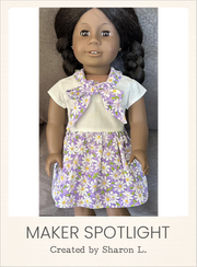Customer-made Monterey Dress 18 Inch Doll Sewing Pattern