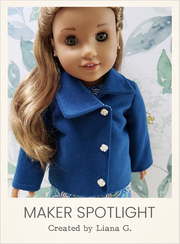 Customer-made Murphy Jacket Sewing Pattern 18 Inch Dolls