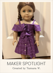 Customer-made Nantucket Weekend Dress 18 Inch Doll Sewing Pattern