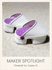 Customer-made No-Sew Clogs Pattern for 18 Inch Dolls
