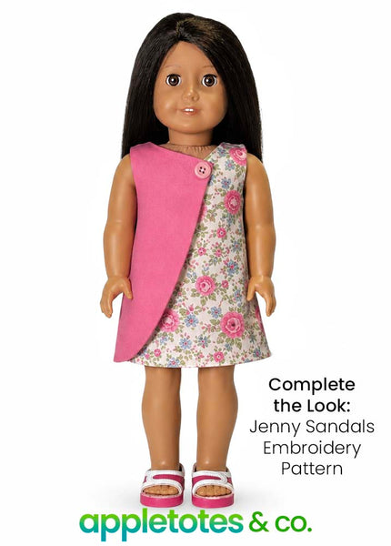 Penelope Dress Sewing Pattern for 18 Inch Dolls