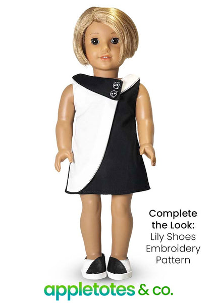 Penelope Dress Sewing Pattern for 18 Inch Dolls