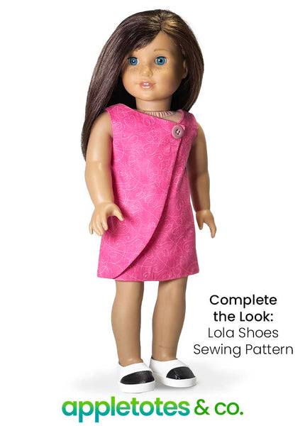 Penelope Dress Sewing Pattern for 18 Inch Dolls