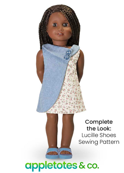 Penelope Dress Sewing Pattern for 18 Inch Dolls