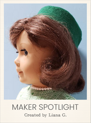 Customer-made Pillbox Hat Sewing Pattern for 18 Inch Dolls