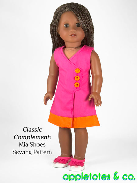 Pinky Dress 18 Inch Doll Sewing Pattern