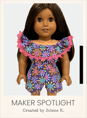Customer-made Pippa Summer Outfit 18 Inch Doll Sewing Pattern