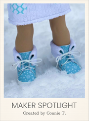 Customer-made Polar Bear Dress 18 Inch Doll Sewing Pattern