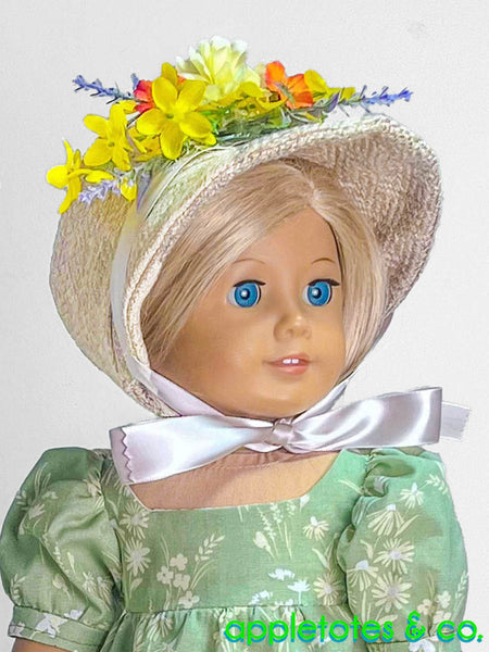 Regency Hat 18 Inch Doll Sewing Pattern